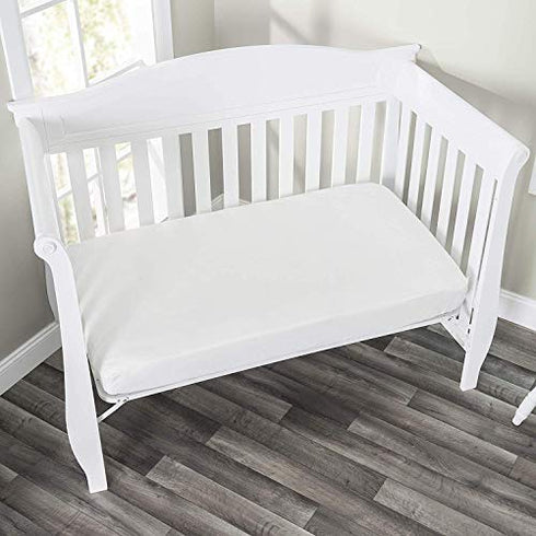 Everyday Kids 2 Pack Fitted Boys Crib Sheet, 100% Soft Breathable Microfiber Baby Sheet, Fits Standard Size Crib Mattress 28in x 52in, Nursery Sheet - Space/White